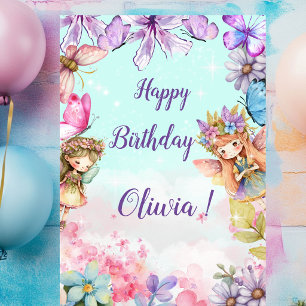 Fairy Birthday Princess Fairy Happy Birthday Card