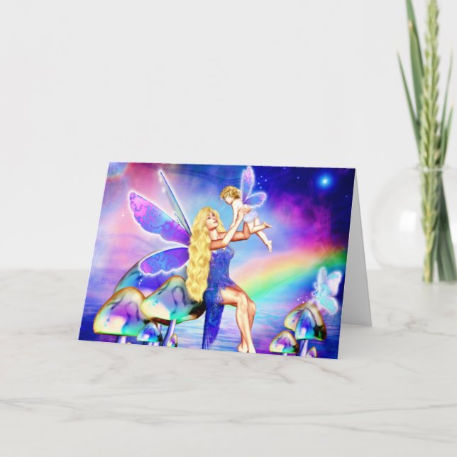 Fairy Blessing Greeting Card (Front)