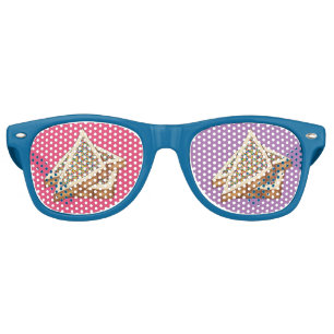 Fairy Bread Hundreds and Thousands Australian Food Retro Sunglasses