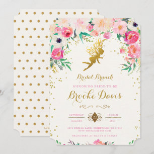 Fairy Bridal Shower Invitation