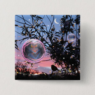 Fairy Bubble! 2 Inch Square Button