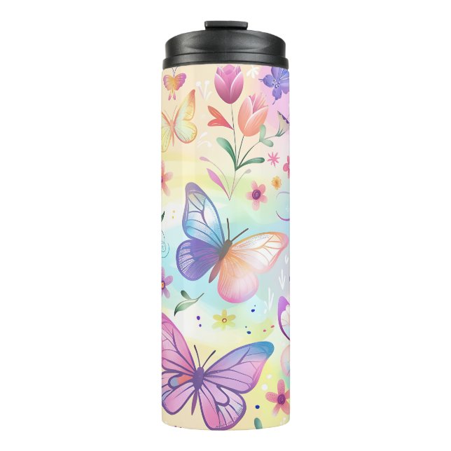 Fairy Butterflies Thermal Tumbler (Front)