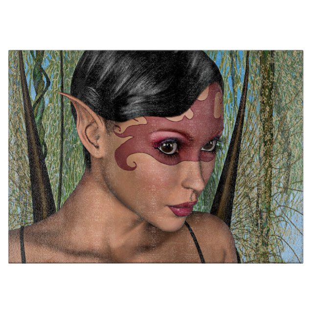 Fairy Butterfly Cutting Board (Front)