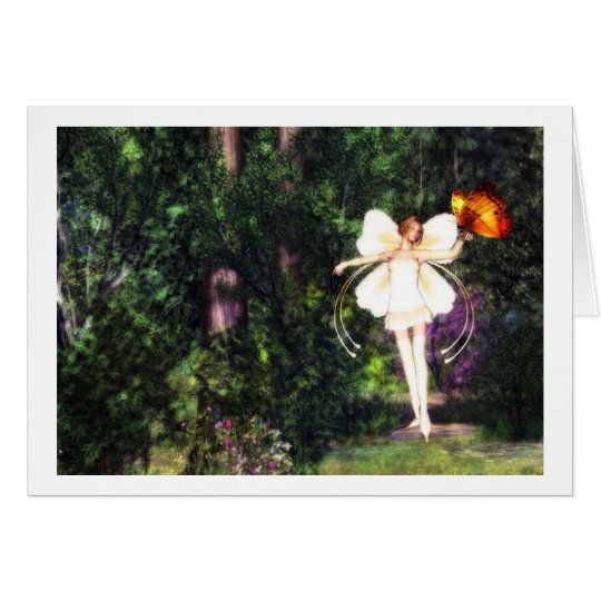 Fairy Butterfly Dance card