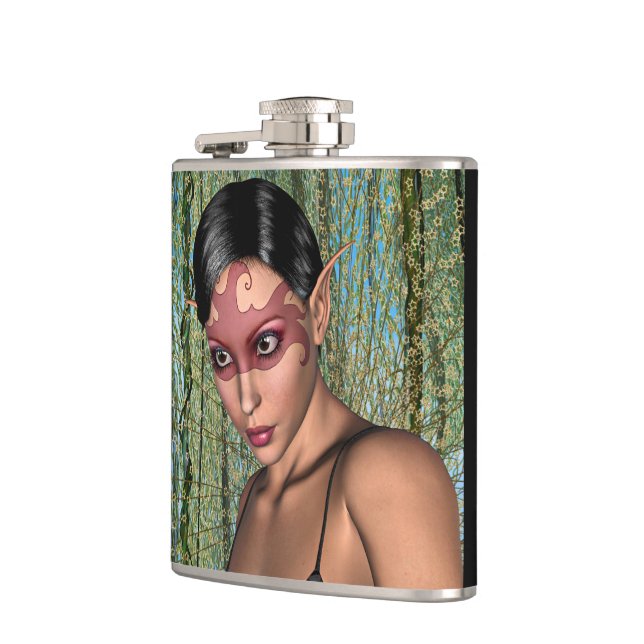 Fairy Butterfly Hip Flask (Left)