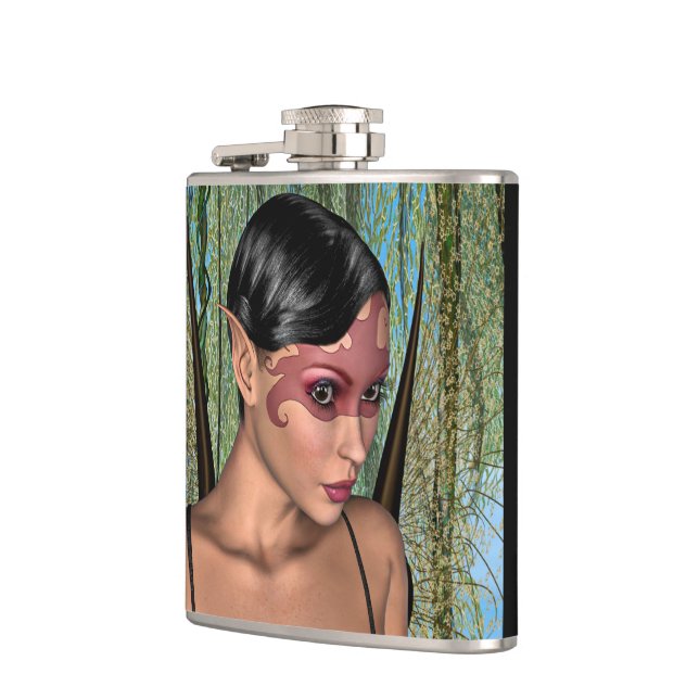 Fairy Butterfly Hip Flask (Left)