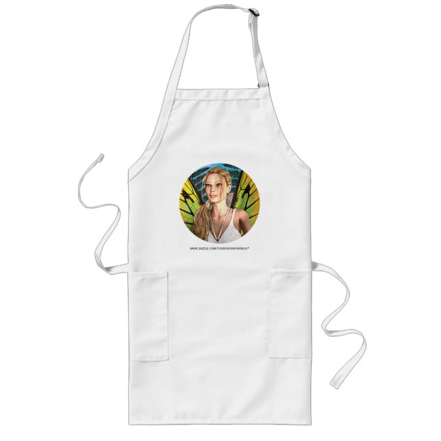 Fairy Butterfly Long Apron (Front)