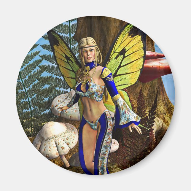 Fairy Butterfly Magnet (Front)