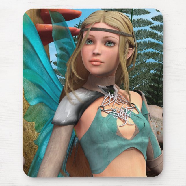 Fairy Butterfly Mouse Pad (Front)