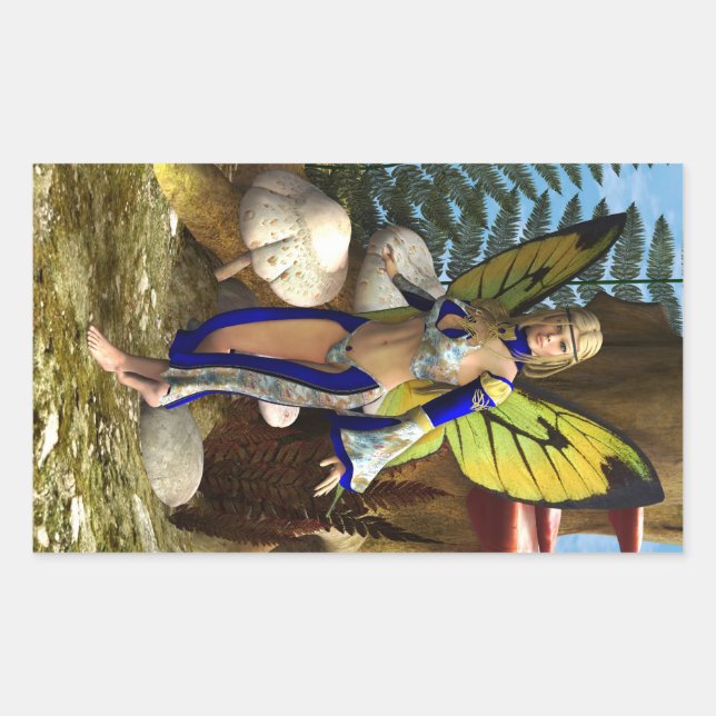 Fairy Butterfly Sticker (Front)