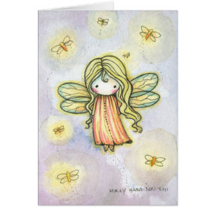 Fairy Card 'Firefly Cutie' by Molly Harrison