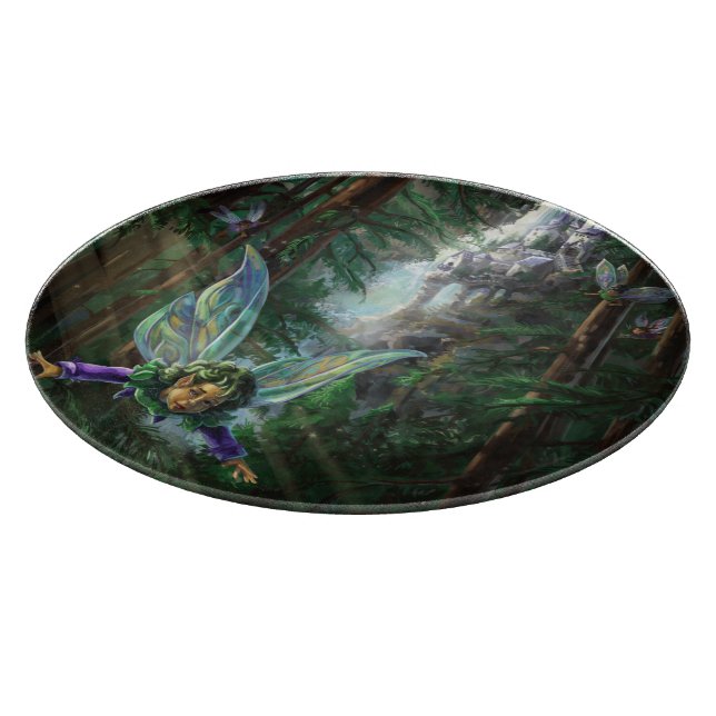 Fairy Castle Forest Cutting Board (Corner)