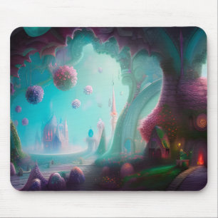 Fairy Castle in the Enchanted Woods Mouse Pad