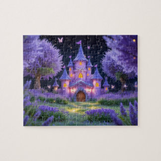 Fairy Castle of the Hidden Lavender Grove Jigsaw Puzzle