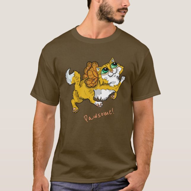 Fairy Cat Pawsome! T-Shirt (Front)