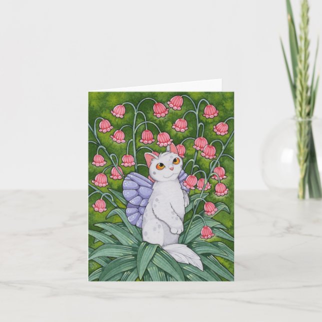 Fairy Cats Affirmation chat mignon Carte SCENT (Devant)
