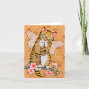 Fairy Cats Affirmation chatte mignonne fée Carte T