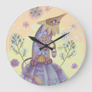 Fairy character large clock