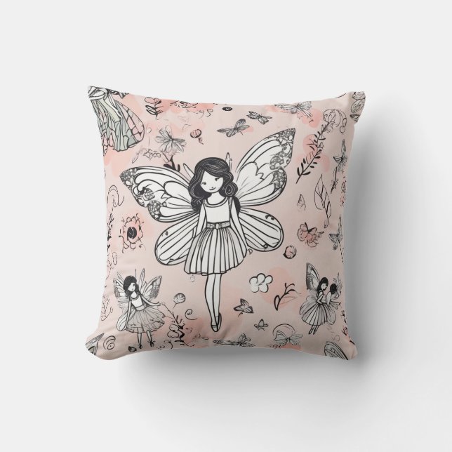 Fairy character Pillow Cushion (Front)
