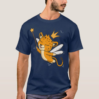 Fairy Cheetah Wildlife Mystical Animal Cheetah Fai T-Shirt