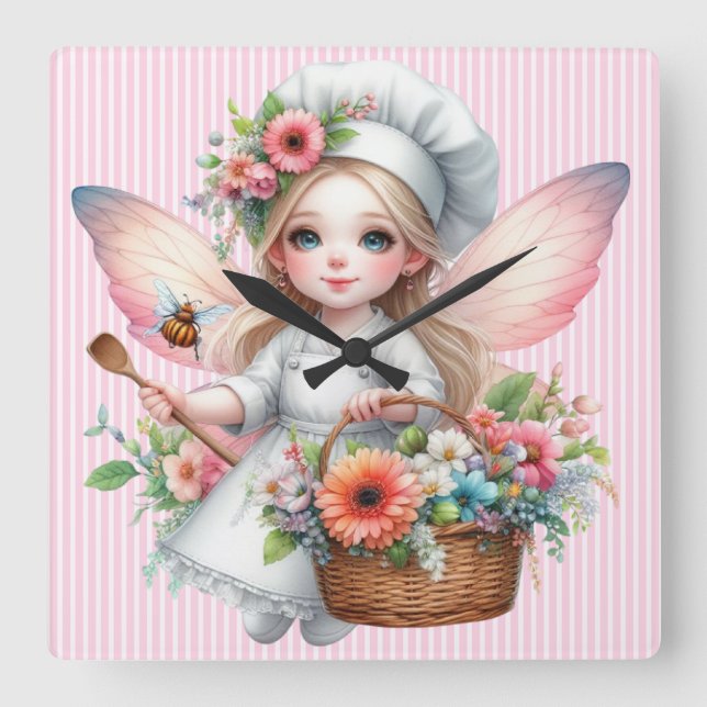 Fairy Chef Wall Clock (Front)