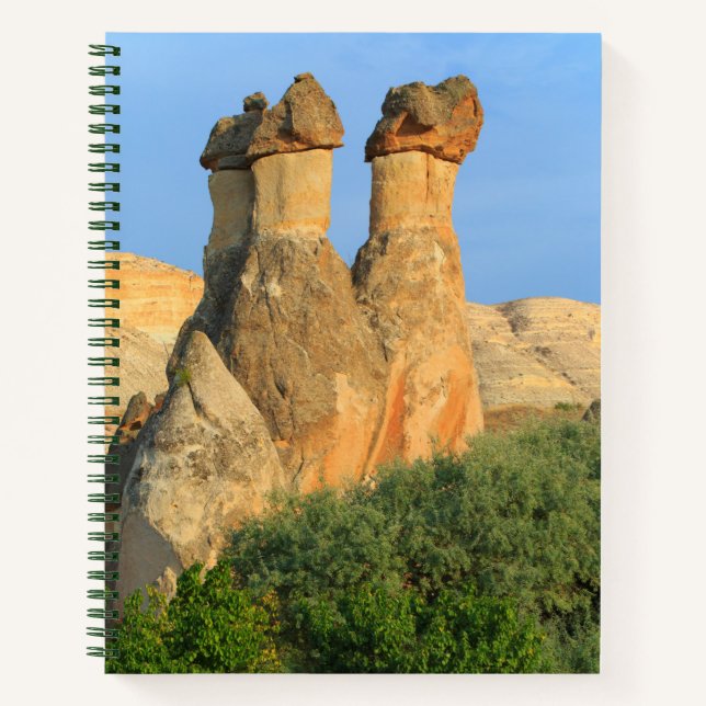 Fairy Chimneys at Sunset Notebook (Front)