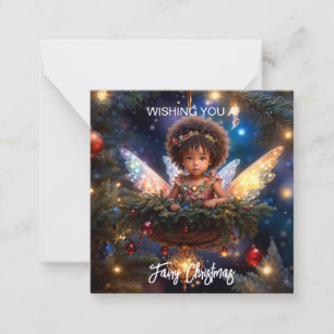Fairy Christmas Magical Card