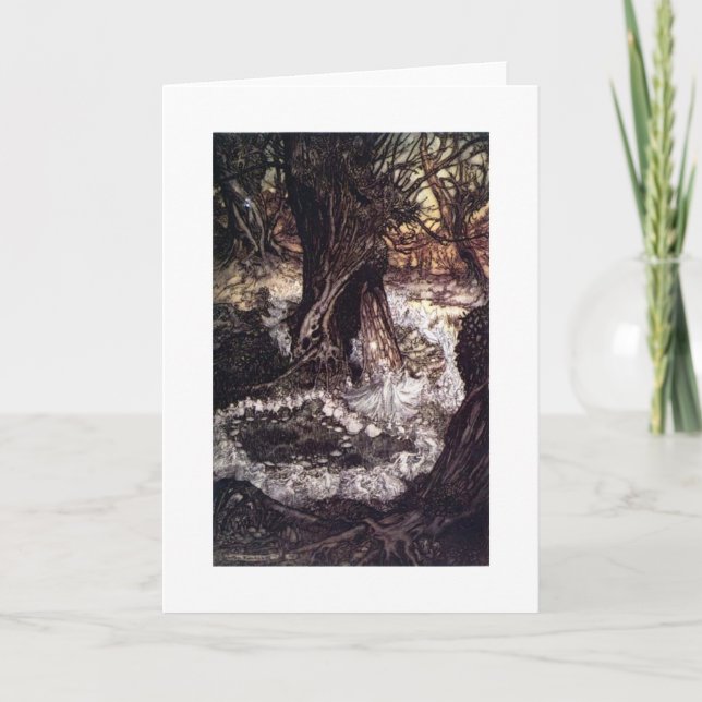 Fairy Circle by Arthur Rackham Card (Front)