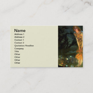 Fairy Circle Fairies Midsummer Eve Business Card