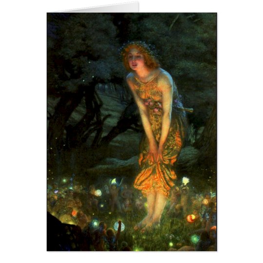 Fairy Circle Fairies Midsummer Eve Card