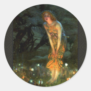 Fairy Circle Fairies Midsummer Eve Classic Round Sticker