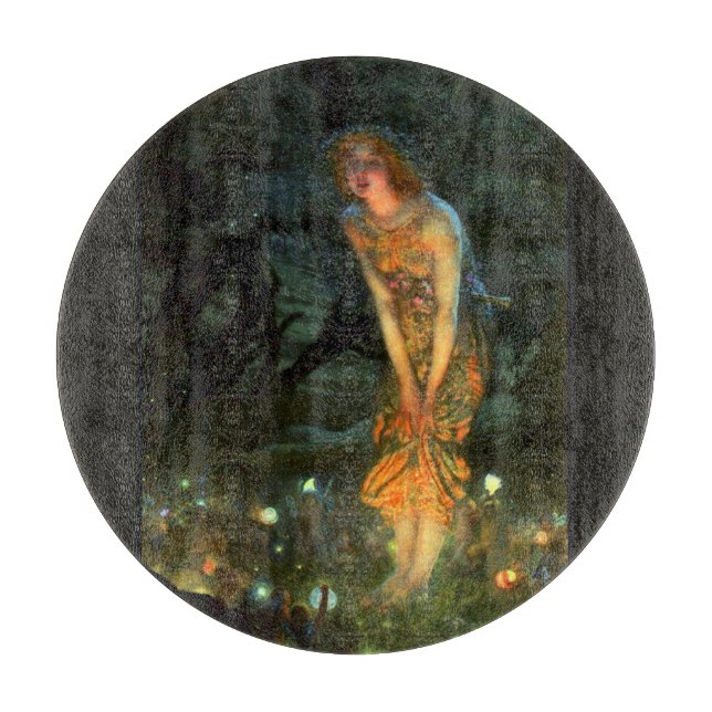 Fairy Circle Fairies Midsummer Eve Cutting Board (Front)