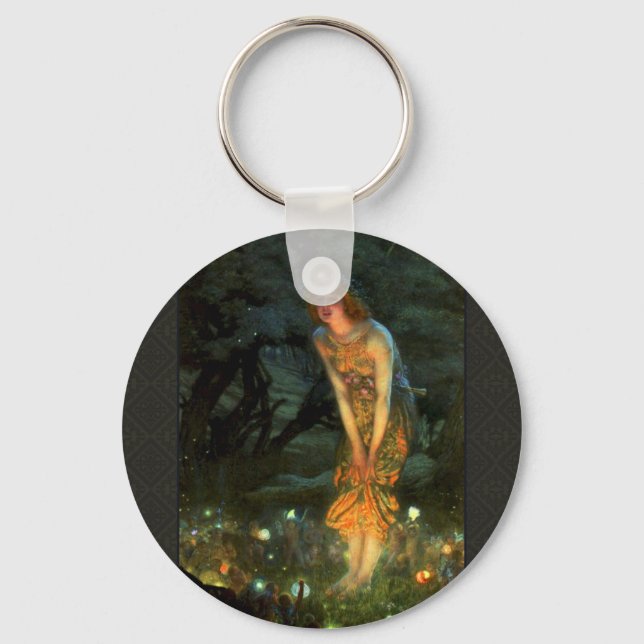 Fairy Circle Fairies Midsummer Eve Keychain (Front)