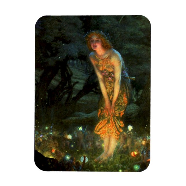 Fairy Circle Fairies Midsummer Eve Magnet (Vertical)
