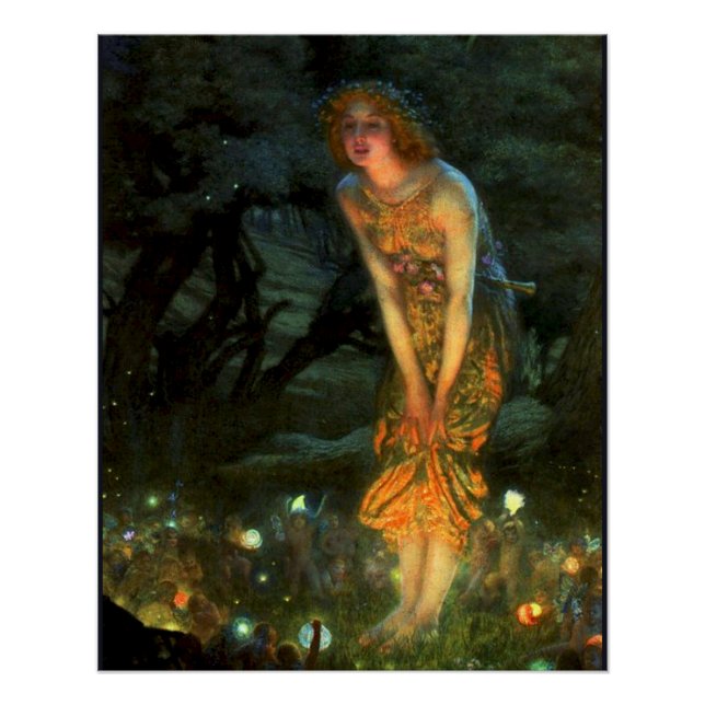 Fairy Circle Fairies Midsummer Eve Poster (Front)
