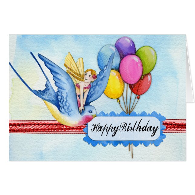 Fairy colourful balloons (Front Horizontal)