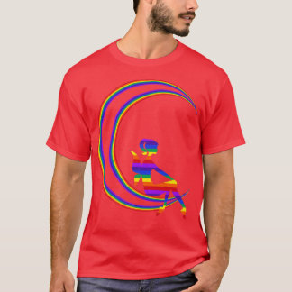 FAIRY CRECENT LUNAR MOON ART LOVE YOU TO THE MOON  T-Shirt