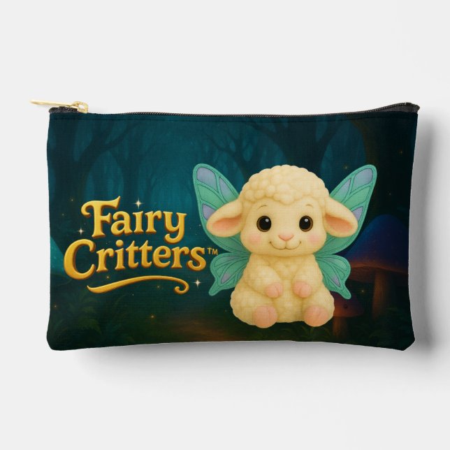 Fairy Critters™ Fairy Lamb Accessory Pouch (Front)