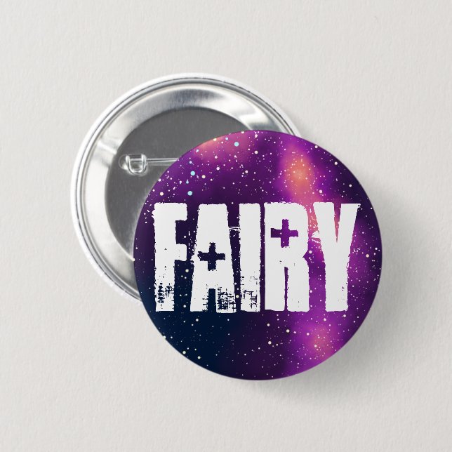 Fairy Customizable Galaxy Identity 2 Inch Round Button (Front & Back)