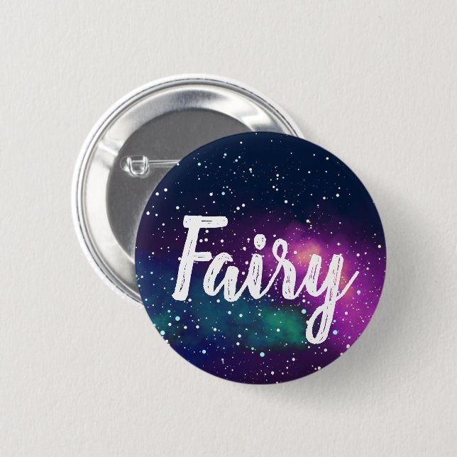 Fairy Customizable Galaxy Identity 2 Inch Round Button (Front & Back)