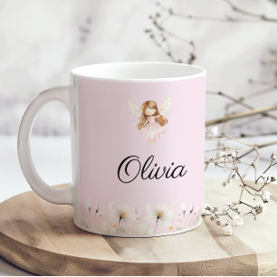 Fairy Cute Garden Enchanted Personalized Name Coffee Mug