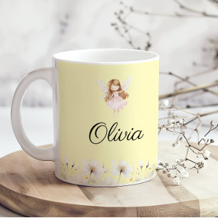 Fairy Cute Garden Enchanted Personalized Name Coffee Mug