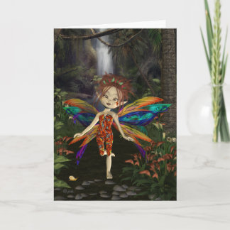 Fairy Dahlia - Greeting Card