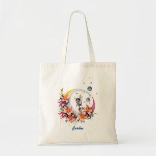 Fairy dancing on the moon tote bag