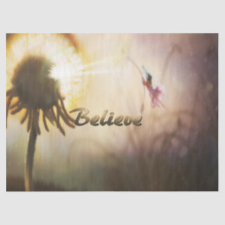 Fairy Dandelion Believe Tissue Paper