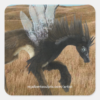 Fairy Deer Dragon Fantasy Creature - Stickers