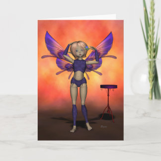 Fairy Doll Phoebe - Greeting Card