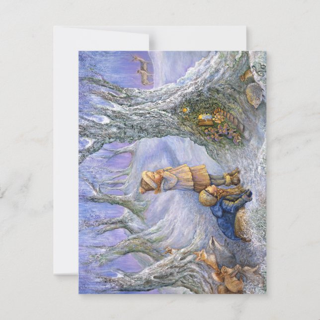 "Fairy Door" Carte pour notes de vacances 2022 (Devant)