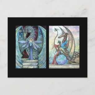 Fairy Dragon ACEO Cards by Molly Harrison
