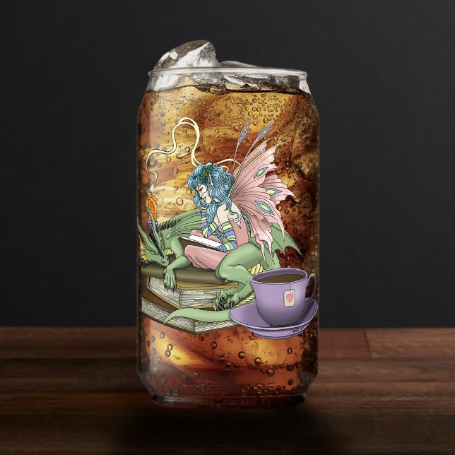 Fairy Dragon Books Tea Friendship  Can Glass (Creator Uploaded)